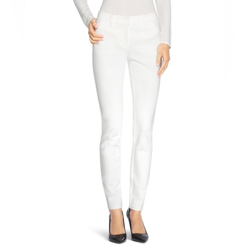 White House Black Market City Knit Ponte Skinny Pants